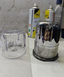 帮客户完美解决透明圆盒后模产品拉花